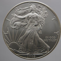 1 доллар, шагающая свобода, США, 2009, серебро, 