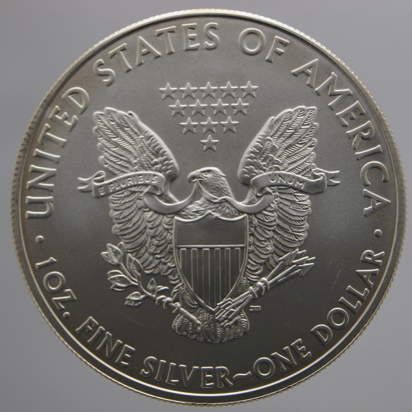 1 доллар, шагающая свобода, США, 2009, серебро, 